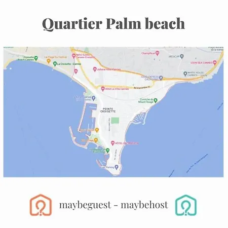 Apartamento A032-beautiful For 4 - Near Croisette Cannes